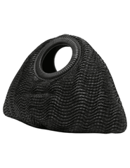 Cult Gaia Thais Top Handle Bag in Black