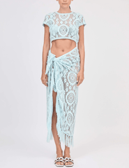 Simkhai Thyri Fringe Trim Pareo