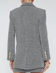 PRE-ORDER-L'Agence Riva Double Breasted Knit Blazer