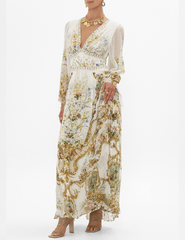 Camilla Flared Sleeve Maxi Dress