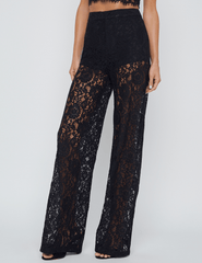 L'Agence Livvy Lace Straight Leg Trouser