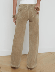 L'Agence Scottie Corduroy High Rise Wide Leg Jean