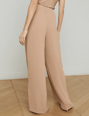 L'Agence Nova Pleated Wide Leg Pant