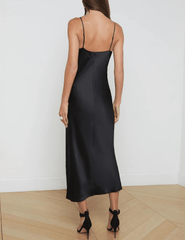 L'Agence Seridie Midi Slip Dress