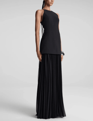 PRE-ORDER-A.L.C. Lana Pleated Maxi Dress