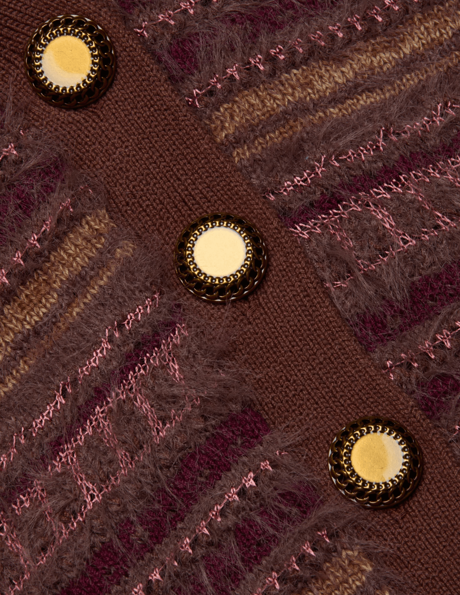L'Agence - L'AGENCE Ariadne Mixed Stitch Cardigan - Buy Online