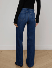 L’AGENCE Scottie High Rise Wide Leg Jeans in Marvista