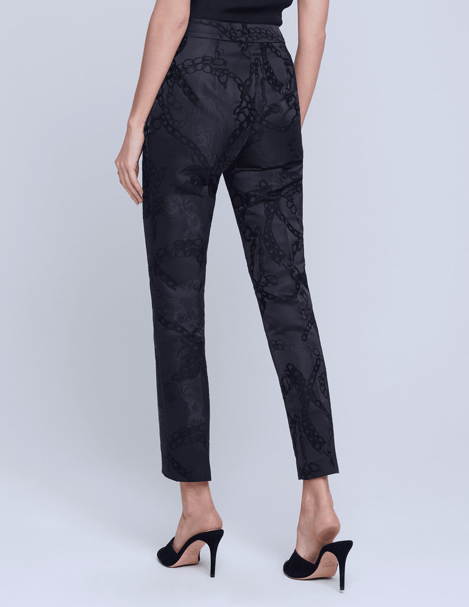 Rebel Trouser Dark Tango Red - L'AGENCE