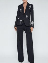 PRE-ORDER-L'Agence Chamberlain Crystal Embellished Blazer