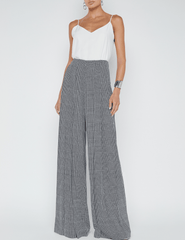 L'Agence Nova Pleated Wide Leg Pant