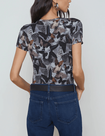 L'Agence Ressi Crew Neck Tee