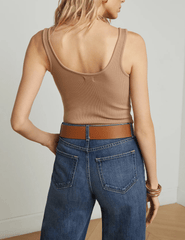 L'Agence Nica Scoop Neck Bodysuit