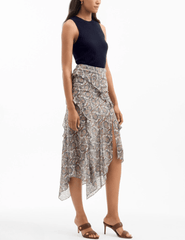 Veronica Beard - PRE-ORDER-Veronica Beard Eleonora Asymmetrical Midi Skirt - Buy Online