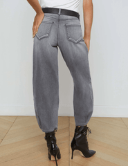 L'Agence Krista High Rise Tapered Leg Jean