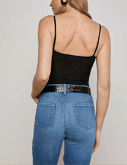 L'AGENCE Elowen Underwire Mesh Bodysuit