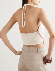 Cult Gaia - Cult Gaia Emelia Crochet Halter Top - Buy Online