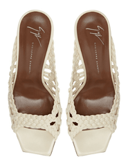 Giuseppe Zanotti Gz Mya Cage Woven Leather Sandal