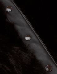 PRE-ORDER-L'AGENCE Irisa Faux Fur Coat In Coffee Bean