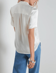 L'Agence Ellah Short Sleeve Blouse