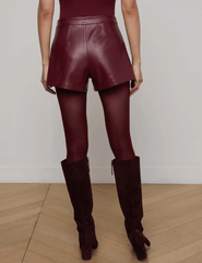 L'Agence - L'AGENCE Dionne Vegan Leather Short - Buy Online