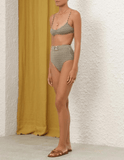 Zimmermann Lexi Textured Scoop Bikini Set