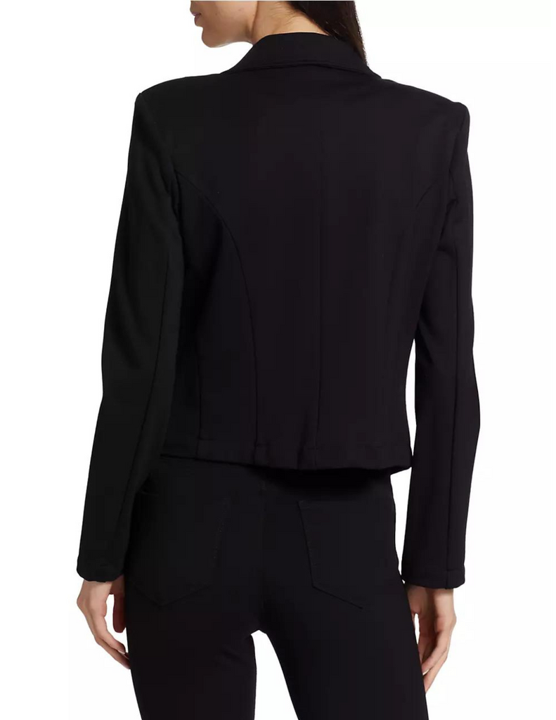L'Agence Wayne Cropped Double Breasted Blazer