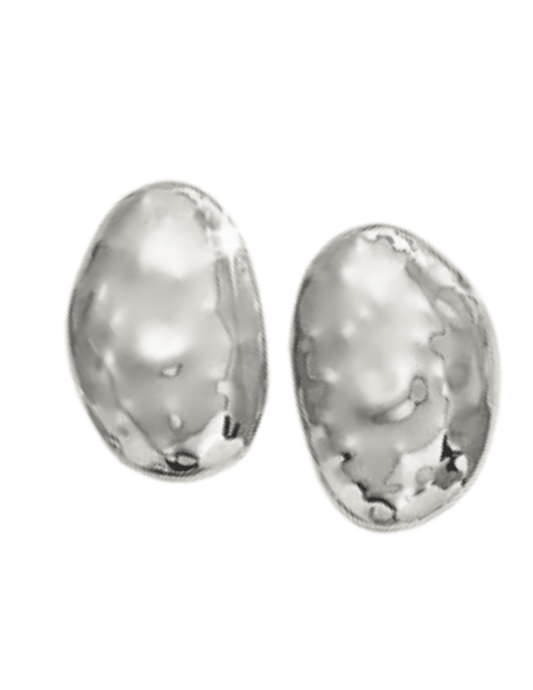 Austin Blaze - Austin Blaze Phoebe Geometric Statement Earring in SIlver - Buy Online