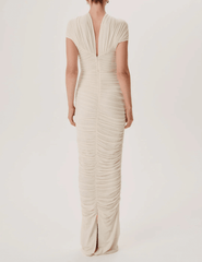 Ronny Kobo Nasha Twist Front Maxi Dress