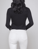 L'Agence Tess Crew Neck Long Sleeve Tee