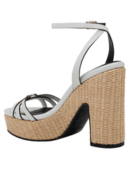 PRE-ORDER- L'Agence Genevra Woven Platform Sandal