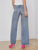 L'Agence Alicent High Rise Wide Leg Crop Jean