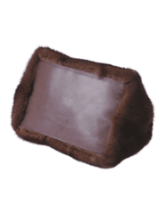 PRE-ORDER-Fleur de Camélia Daria Mink Top Handle Bag in Chocolate