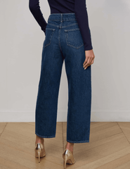 L’AGENCE Liora High Rise Cropped Jean in Rampart