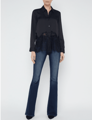 L'Agence Adalee Lace Insert Blouse