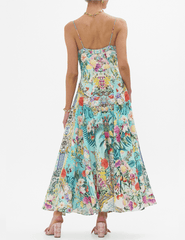 PRE-ORDER-Camilla Tie Front Maxi Dress