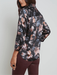 L'Agence Dani Three Quarter Sleeve Blouse