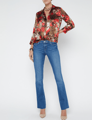 L'Agence Dani Three Quarter Sleeve Blouse