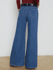 L'Agence Beau T-Seam Wide Leg Jean