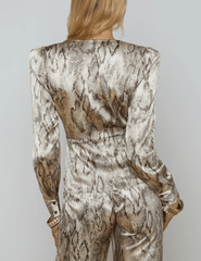 L'Agence Bensen Stretch Silk Blouse