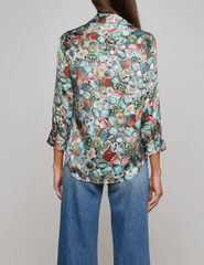 L'Agence Dani Three Quarter Sleeve Blouse