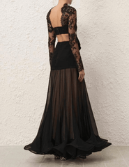 Zimmermann Illustration Flounce Gown