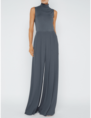 L'Agence Nova Pleated Wide Leg Pant