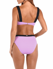 PRE-ORDER-L'Agence Alexandria Color-Block Balconette Bikini Top