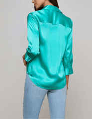 L'AGENCE Dani Three Quarter Sleeve Blouse