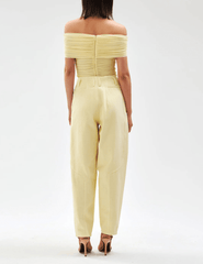 Ronny Kobo Blanchet Off Shoulder Top