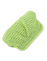 PRE-ORDER-St. Barths La Robe August Straw Pouch Clutch