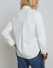 L'Agence Ellery Long Sleeve Button Blouse