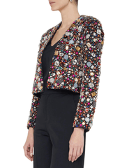 PRE-ORDER-L'Agence Culver Jewel Cropped Jacket