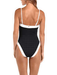 PRE-ORDER- L'Agence Tory Square Neck One Piece Swimsuit