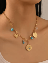 Austin Blaze Nazar Charm Necklace